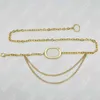 Bai Cheng Chain Belt Designers Chains dames tailleband modeontwerper Golden Belts Brand Letters luxe taille metalen gordel accessoires tailleband