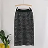 Gigogou Fashion Women Women Skirt مرنة عالية الخصر تنانير الخريف الخريف الشتاء دافئ سيدة سترة تنورة 220818