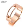 Bangle Designer Jewelry Lokaer Original Design Titanium Stainless Steel Hyperbole Bangles s for Women Girls Geometric Chain Link Bracelet B20026