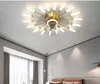 Ventilatore da soffitto moderno con lampada incorporata Lampadario con paralume in acrilico utilizzato nella camera da letto dei bambini e nel soggiorno