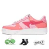 Shoes Color Camo Combo Pink Black SK8 Sta Grey Green Orange Blue 2022 Top Quality Women Mens Sports Trainers Patent Leather Platform Sneakers
