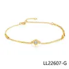 Designer Silver Red Rope Bangle Armband Fashion Women Jewelry Present Chain LL22607