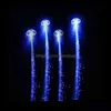 Decoratieve bloemen kransen 50 stks Glow Led verlichte glasvezel Optische barettes Party Gunsten Dance Haarspeld Clip Flashing Braid We BdeSyBag DHA1B