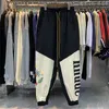 Pantalon de survêtement hommes femmes 1 patchwork de haute qualité 2023fw pantalon saut-cort