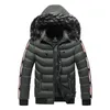 Зимняя мужская куртка с меховым воротником, теплая толстая парка, мужская верхняя одежда, термошерстяная подкладка, пуховые пальто, флисовое пальто с капюшоном, снег 2208182167202