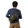 Açık taktik çanta askeri molle sırt çantası su geçirmez oxford kamp yürüyüşü tırmanma bel yollu omuz paketi 220818