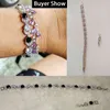 Bransoletka Projektant Pera Unikalny projekt Olive Zielony Zielony Cubic Cyrronia Stone Srebrny kolor biżuterii Moda Kobiet Party Charm Link Bracelets na prezent B096