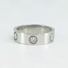 2022 Anel de amor anel para homens anel de diamante j￳ias de luxo tit￢nio a￧o de a￧o prata rosa tamanho 5/6/7/8/9/10/11mm nunca desbotamento, n￣o al￩rgicos bandas de designers de designer de banda para mulheres