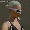 Gafas de sol Y2K Mujeres deportivas Dise￱ador de marca Punk Goggle Sun Glass Men Uv400 Shades Mirror Colorida Fashion Eyewsunglass