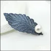 Hair Clips Barrettes Hairpin Korean Accessories Pearl Leaf Stick Jewelry Drop Delivery 2021 Dhseller2010 Dhe7U