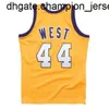 새로운 상품 저렴한 Jerry West1972 올스타 게임 탑 저지 조끼 스티치 스티치 후퇴 농구 유니폼 조끼 셔츠