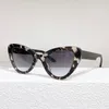 Новые винтажные женщины солнцезащитные очки бабочек Lady Retro Cat Eye Sun Glasses SPR 13X дизайнер бренд Прозрачные летние очки в океане для женской роскоши высокого качества 1.1 клуб 1,1