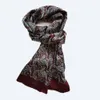 SCARF SEGGIO MENA PAISLEY PAISLEY LUNGO LUNGO STRATO DOPPIO STRATUIE ELEGENTE ROSSO BLU