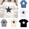 Ünlü erkek tişörtleri yaz tişörtlü pentagram baskılı sokak kıyafeti moda erkek kadın hip hop kısa kollu tees boyutu S-xxl3xl