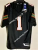 NCAA Miami Hurricanes Football Jersey 9 Tyler Van Dyke 80 Elijah Arroyo 12 Jahfari Harvey 21 Henry Parrish Jr. 12 Brashard Smith 20 Jalen Harrell Jabari Ishmael Jerseys