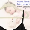 Nobemall Velvet Baby Hangers Non Slip Pink Toddler Infant Hangers 20 Pack B0823
