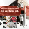 Professional Vertical Hair Regrowth Laser Anti-Hair Loss Machine 650nm Red Photobiomodulation Light Therapy 9-Position Electrotherapy Equipment For Hair Salon