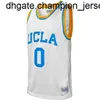 Nuovi prodotti economici Ucla Bruins Russell Westbrook #0 Retro Brands Maglia da uomo bianca da giocatore Maglia cucita Maglia da basket Maglia Camicia