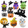 A decoração de festa suprimentos de halloween ghost balões de morcego aranha skull abóbora globos kids brinquedos folhas halloons de ar halloweens