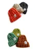 M460 Autumn Inverno Inverno adulto chapéu Aplique Twist Caps Man Women Maniting Skull Skull Chapters quentes