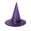 Chapeau de fête d'Halloween, accessoires de décoration brillants, magicien magicien