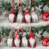 Nieuwe Noordse pluche breien kerstdecoratie benodigdheden schattige kabouter ornamenten home decor pluche pop cartoon speelgoed kerstcadeaus