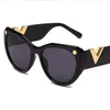 نظارة شمسية سميكة كات كبيرة الحجم نساء للرجال مصمم العلامة التجارية العلامة التجارية ظلال إطار كبير العينين UV400 الفاخرة v Black Sun Glasses Vintagesunglasses