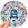 100 pièces Graffiti Skateboard autocollants planète astronaute pour voiture ordinateur portable iPad vélo moto casque guitare PS4 téléphone réfrigérateur décalcomanies PVC bouteille d'eau autocollant