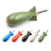 Fusées de pêche à la carpe Spod Bomb Hooks Tackle Feeders Pellet Rocket Feeder Float Bait Holder Maker Tackle Tool Accessoires