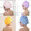 Towel Microfibre After Shower Hair Drying Wrap Womens Girls Lady's Quick Dry Hat Cap Turban Head Bathing ToolsTowel