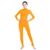 Женская гимнастика йога-костюм с стремяками Lycar Spandex Catsuit костюмы полные колготки для боди.