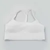 Yoga kläder L-088 Flow Y Sport bh Kvinnor Energi Träning Vest Crop Topps andningsbara vadderade gym Running Push Up Lingerie Underwear