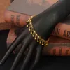 Bracelet Bangle Designer Turc Arabe Bijoux De Mariage Ensemble Dangle Ball Glands Collier Boucle D'oreille Moyen-Orient Cadeau pour Femmes Plaqué Or