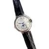 Montre pour femme à la mode 36 mm Mouvement à quartz Boîtier en acier inoxydable 316 Ceinture en cuir Miroir saphir Sun Moon Star Life Montres de luxe étanches montres de créateurs