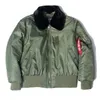 AW Winter Vintage B 15 Bomber Flug US Air Force Pilotenjacke Streetwear Mäntel Militär Hip Hop taktische Armee für Herren Pelz 220819