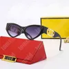 bai cheng Cat Eye Luxurys Designer-Sonnenbrille für Damen und Herren, modische Brillen, Designer-Sonnenbrille, hochwertige adumbrale Vollformat-UV400-Sonnenbrille mit Box