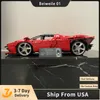 Ny 50003 Block Red Racing Car 43142 Daytona SP3 Supercar Model 3778 st Building Blocks Brick Education Toys Compatible med 42143 High-Tech Series Bästa kvalitet