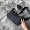 럭셔리 디자이너 나일론 가방 판매 3 조각 3 피스 세트 트리플 여자 남성 핸드백 어깨 가방