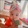 Caps Hats Europe Spädbarn Baby Boys Girls Hat Donut Headwear Child Toddler Kids Beanies Turban Babies Colorf 9 Colors 15145 Dr MxHome Dhlwy
