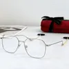 Lux lichtgewicht multi-vormige glazen frame mode hart pedant ketting decoratie bril voor vrouwen 54-16-145 meter voor voorschrift myopia bril case1 032