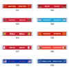 Atacades de poliéster lenço mundial country nação bandeira 2022 Estado do México Michoacan Micronesia Moldávia Monaco Fan Scarf Game de decoração de jogos de futebol Item