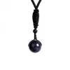 Natural Royal Blue Sand Bead Pendant Halsband Kvinnan ￖverf￶r lycka till amulett repkedja handgjorda smycken g￥va