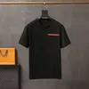 T-shirty 21SS Summer Letnie krótkie rękawy Załoga Ubrania na szyję drukowane Topy Casual Outdoor Men Tees 2 Kolory Rozmiar S-2xl