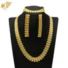 Pulseira Designer de pulseira Xuhuang Africano Dubai Jóias banhadas para mulheres Brincagens de colar de casamento bohemia Indian Gold Color Jewellery Gifts