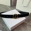 Luxurys Women Belts Designers Belt Fashion Mens and Womens Leisure高品質ビンテージ2.8cmウエストバンドゴールドバックル8スタイル