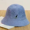 2022 Chapeau de seau de fourrure de lapin pour femmes pour l'hiver Chapeau de soleil chaud Filles Chapeau de pêcheur solide Automne Mode Fourrure Hip Hop Panama Y220818