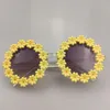 Lindas gafas de sol con diseño de margaritas para niños, protección solar redonda para exteriores, nuevas gafas de moda 2022 para niños, gafas de sol para el sudor