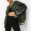 Cappotto da donna Primavera Lettere Asciugamano Bomber ricamato Giacca da donna Street Hip hop Pilot Baseball Uniform Casual 220818