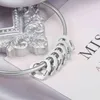Armband armband Designer sieraden gepersonaliseerde gegraveerde naam hart bedelarmbanden voor vrouwen op maat gemaakte roestvrijstalen armbanden Moeders Dag geschenken familie