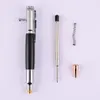 Diy Gun Metal Bolt Action Pen Antique Solid Brass Bullet Rifle Clip Шариковые ручки с персонализированным логотипом Man Cool Gifts